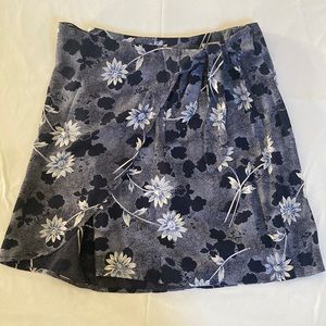 Womens floral skirt with tie